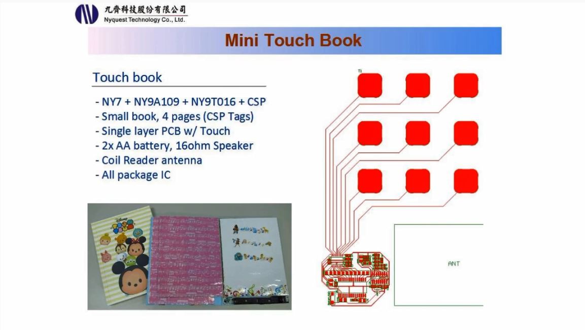 QFID mini touch book